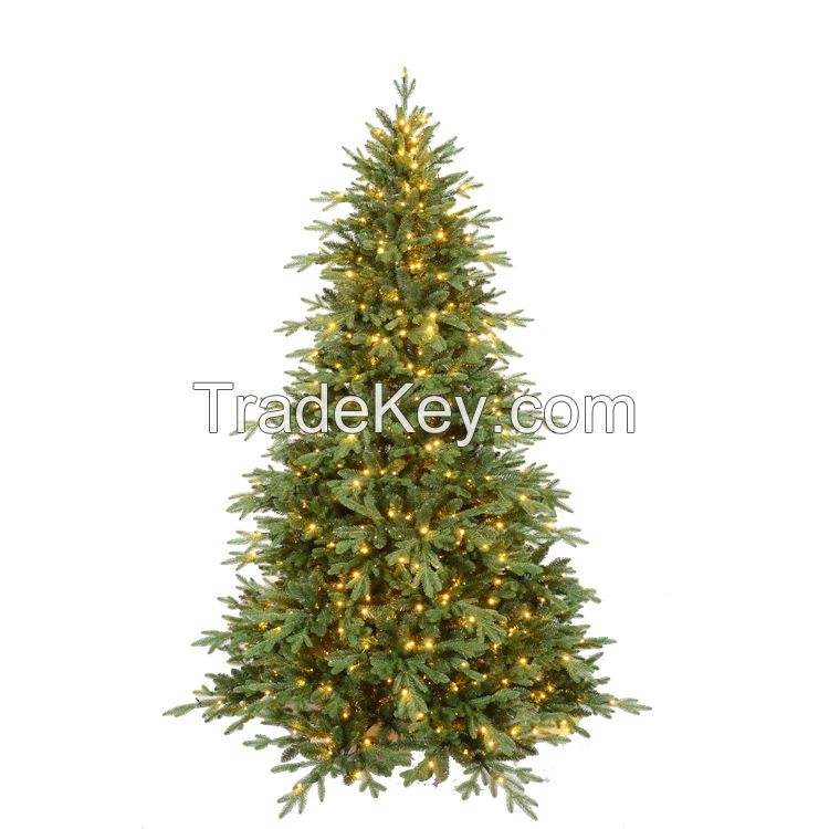 Artificial Christmas Tree Prelit CE Certified Warm White LED Lights 