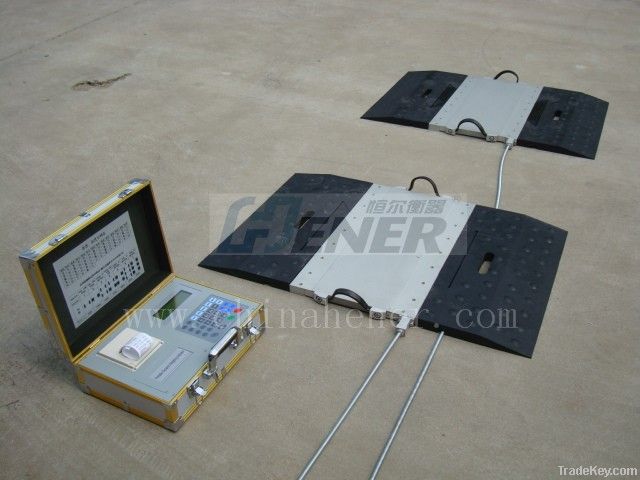 portable axle weighing scale