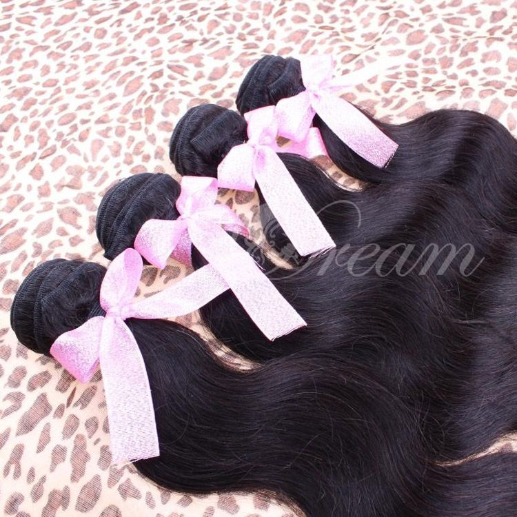 Queen Hair Products Brazilian Virgin Human Hair Weft Body Wave 8"-28" Unprocessed Grade 6a  100g/pc