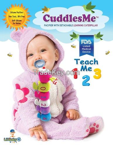 CuddlesMe FDA Pacifier with Learning Caterpillar Toy Hot Selling