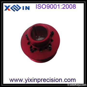 High precision customized red anodized cnc milling aluminum parts