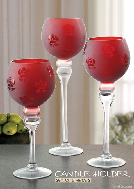 WHOSALE SET 3 CANDLE HOLDER