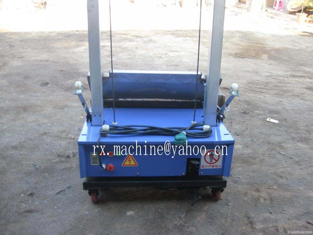 Professional auto plaster rendering machine for wall