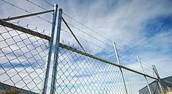 Galvanised Chain link fence