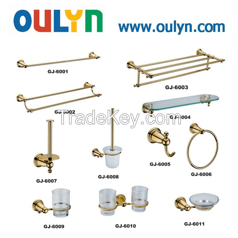 gold bath accessories