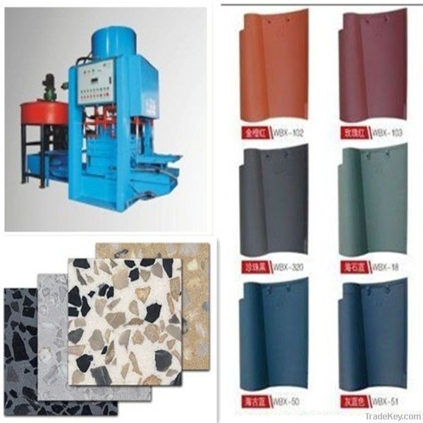 JS-500 terrazzo tiles and roof tiles making machine