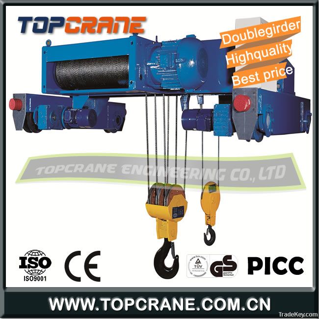 Double Girder Electric wire rope hoists