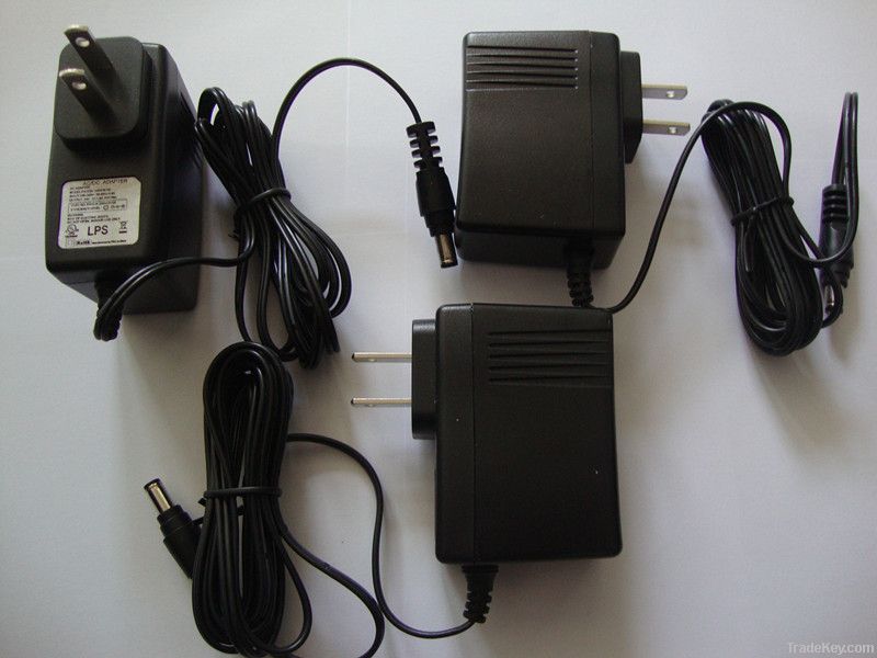 24V 1A USA plug with 3m DC wire power adapter power supply