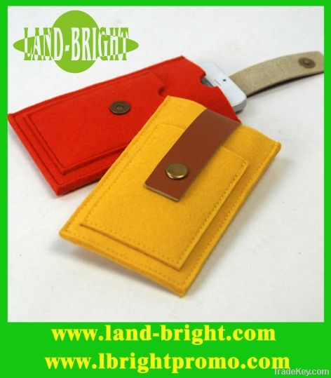 Colorful promotion felt phone case/phone pouch