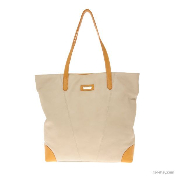 SHOPPER BAG NAPPA BEIGE