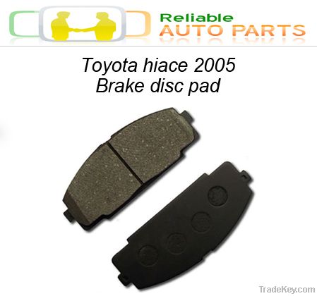 toyota hiace 2005 brake pads