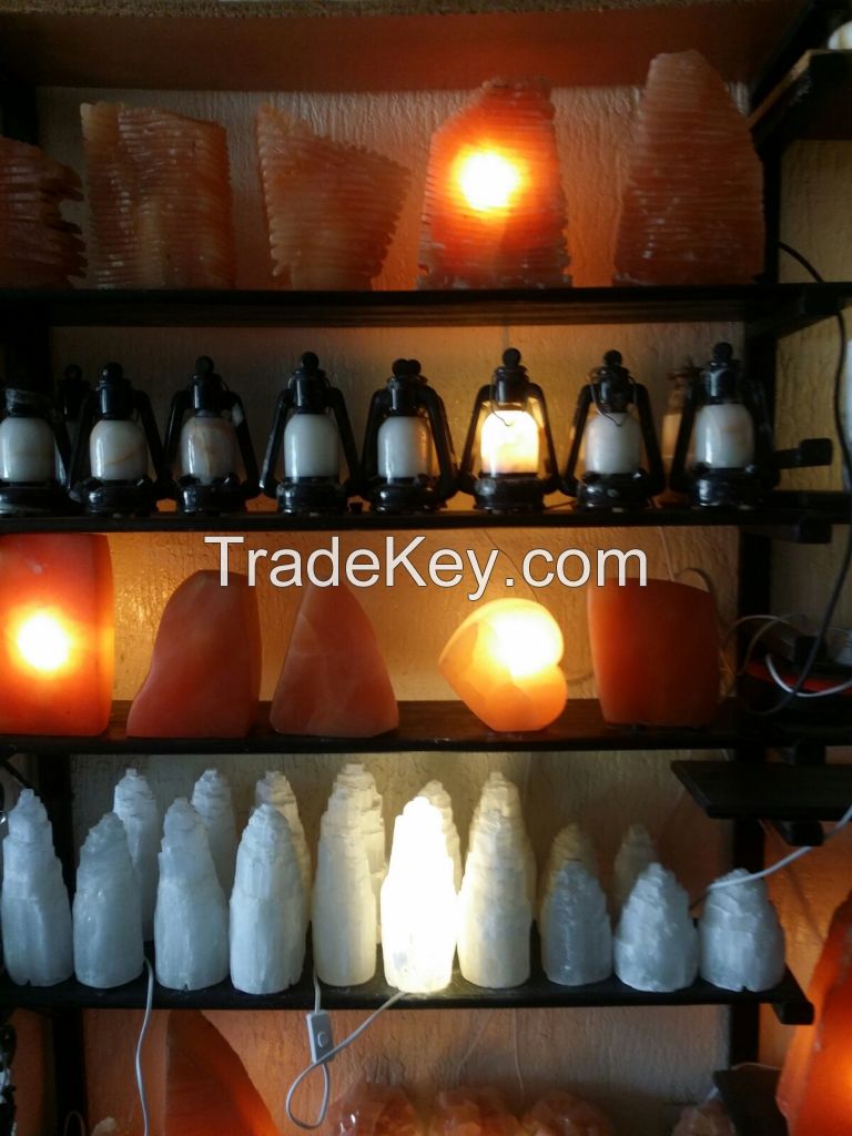 selenite lamps