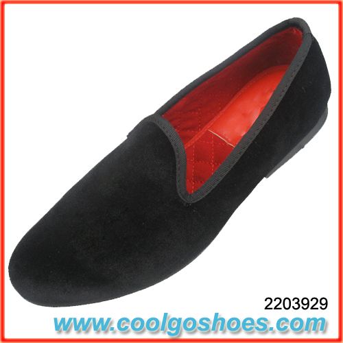 luxury and soft velvet slippers for men wholesale from china
