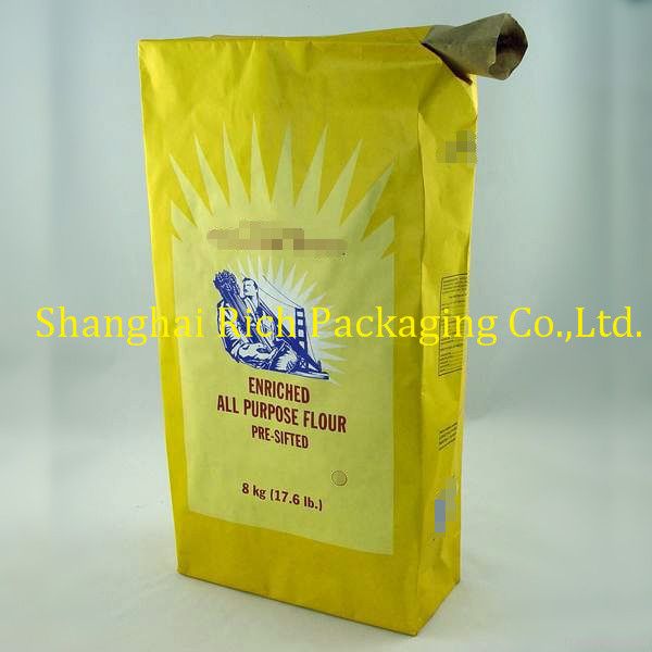 2013 Flour kraft paper bag high strength& good price