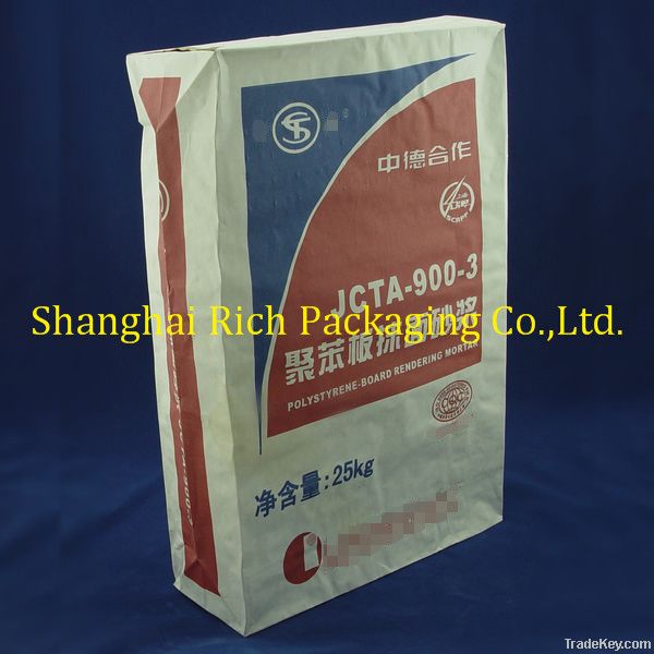 25kg high strength/quality Mortar kraft paper bag