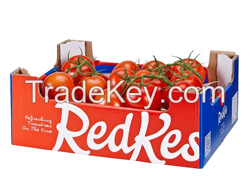 2015 hot sales good price tomato carton box/la frutas caja