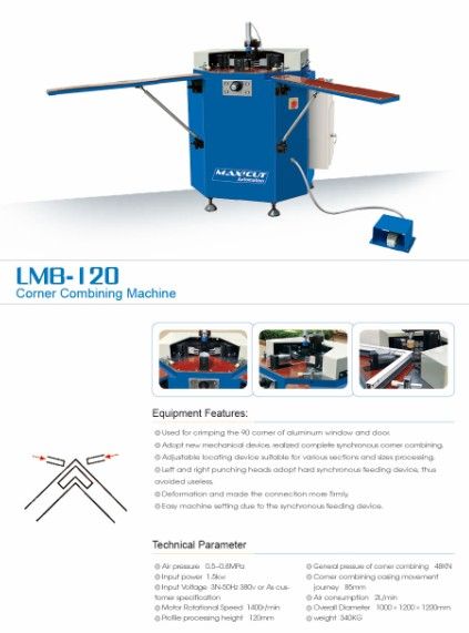 LMB-120 Corner Combining Machine