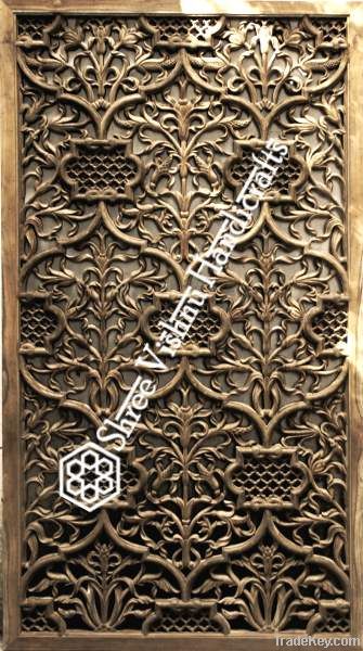 Mughal design wooden Scren