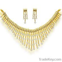 1.80ct Bridal Diamond Necklace Set
