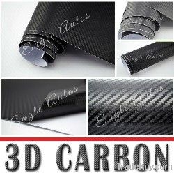 3D carbon fiber vinyl roll