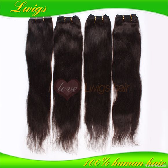 2pcs/Lot, indian remy hair , human hair weave natural straight