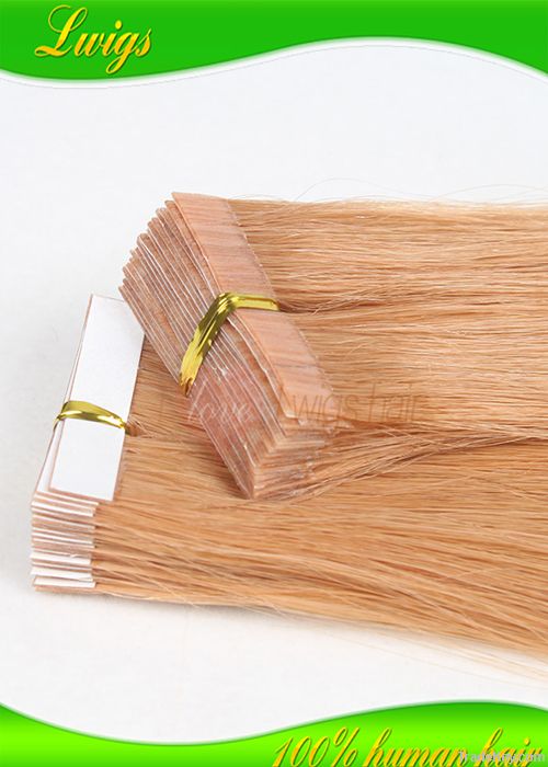 High quality Indian remy human hair Tape weft hair extensions