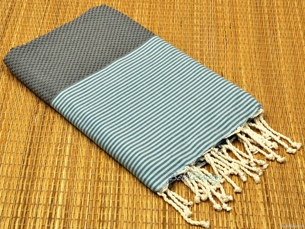 Thin Striped Fouta Hammam Towels Pestemal Towel