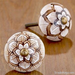 Handpainted Ceramic Knobs