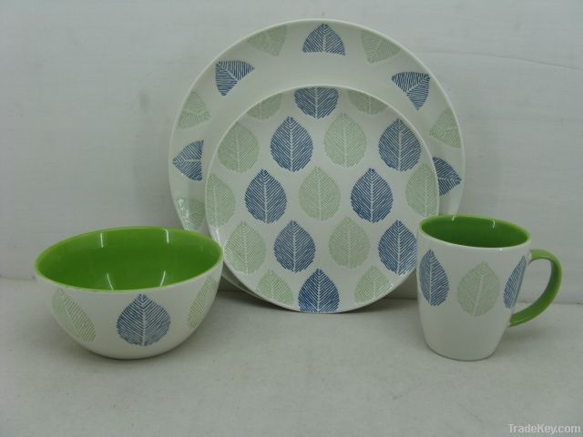 Stoneware 16pcs dinnerware set