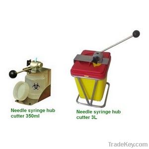 Needle hub cutter