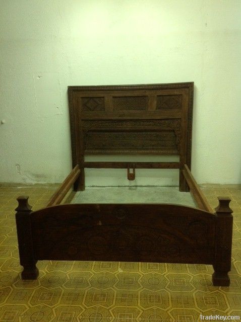 Antique Nuristani Bed