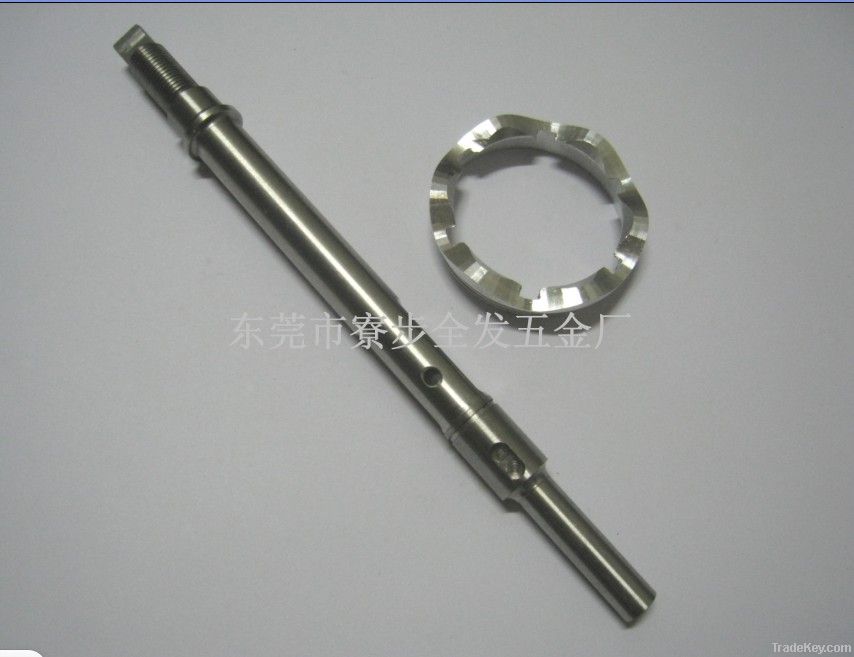 CNC machining stainless steel long and thin shaft, according to drawing