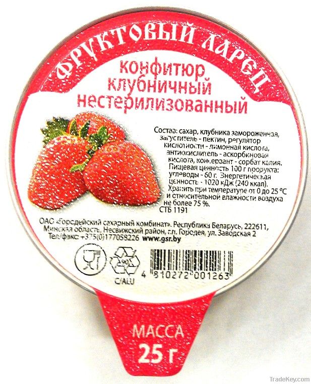 Strawberry jam marmalade unsterilized jams continental