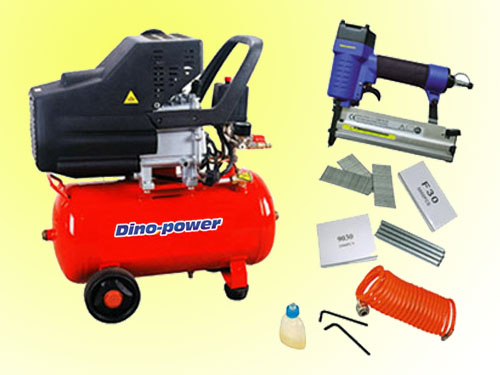 Air Compressor with Nailer Stapler Kit