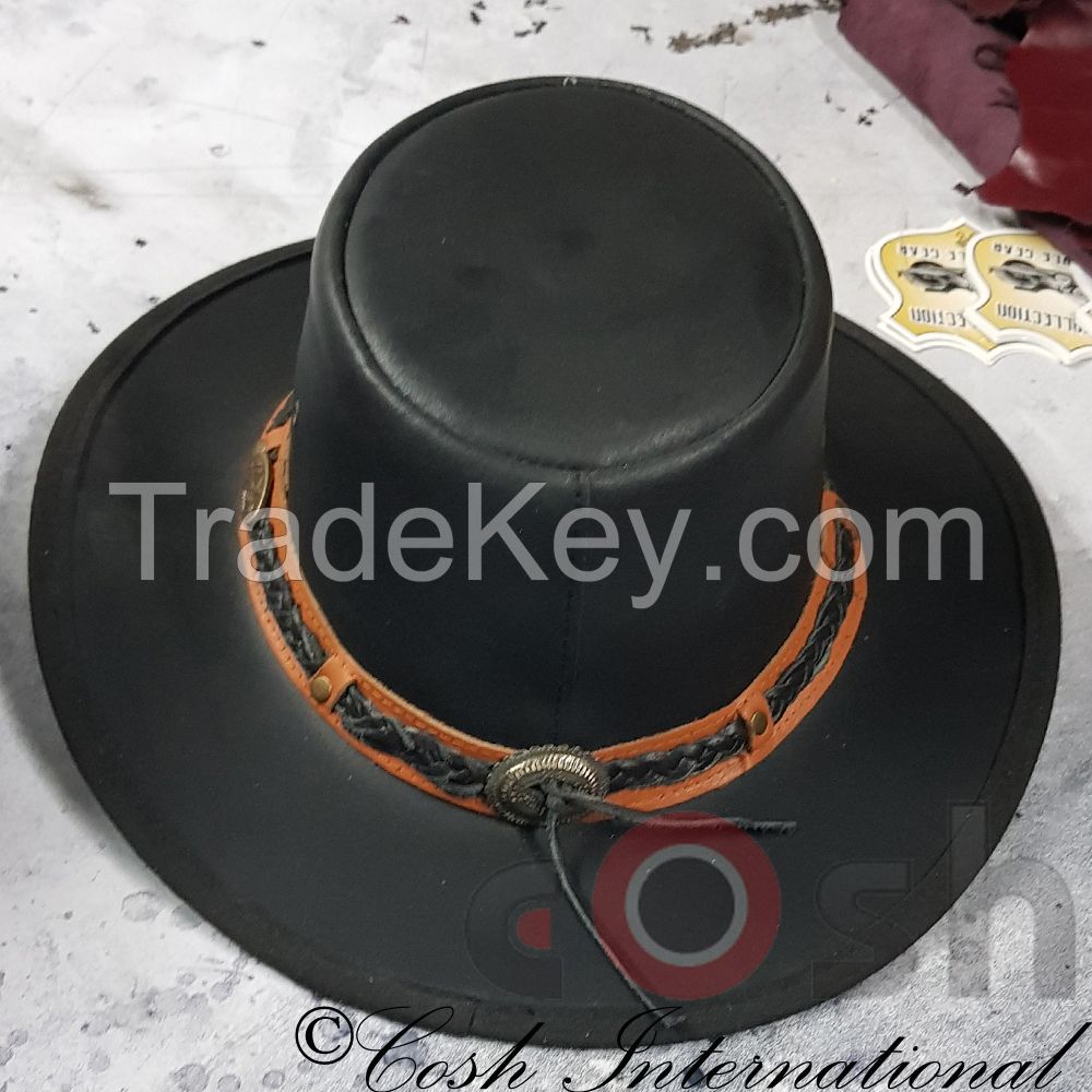 Gothic Leather Hats Maker And Supplier From Pakistan