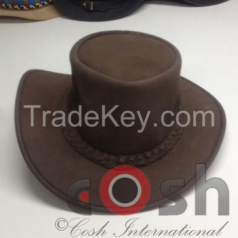 Brown Cowboy Leather Hats Maker