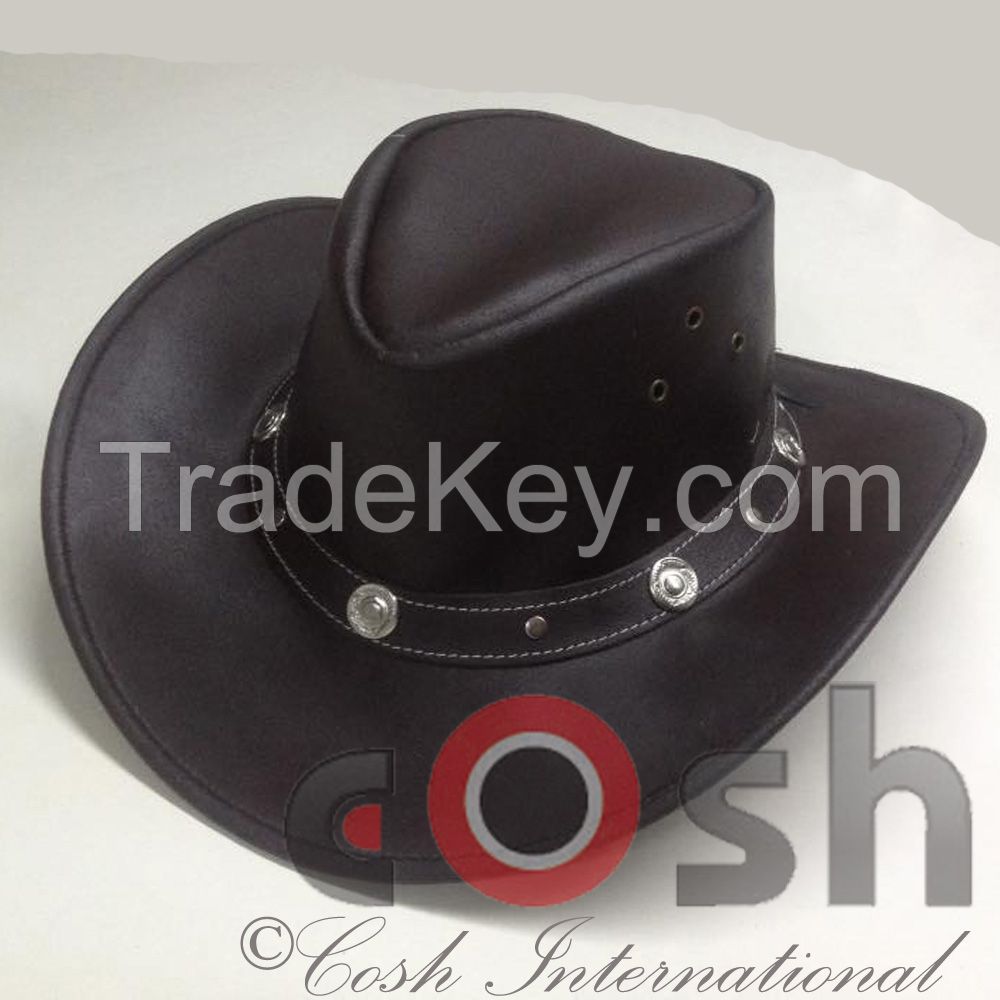 Gothic Leather Hats Manufacturer