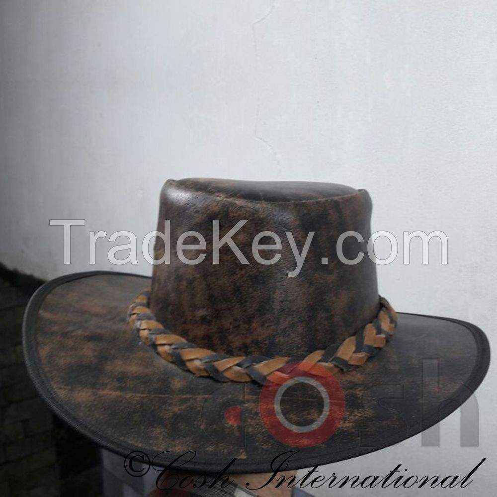 Black Cowboy Unisex Hats Supplier
