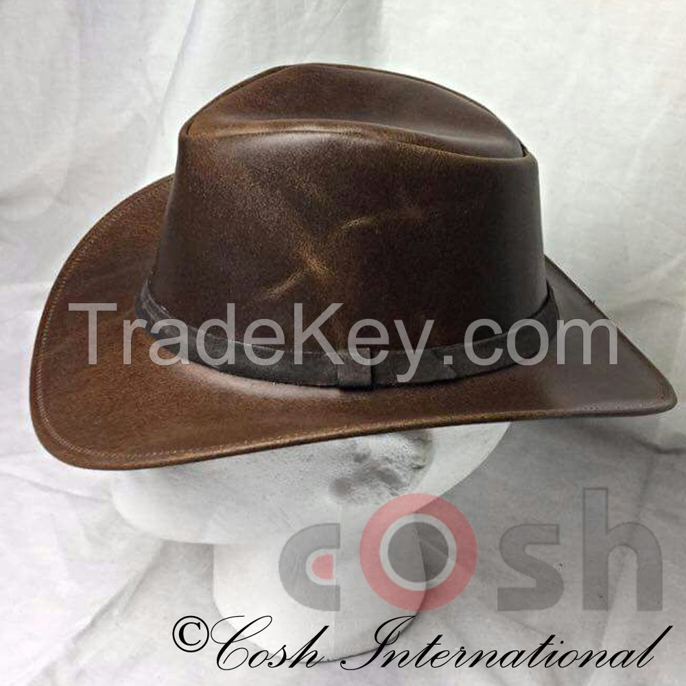 High Quality Cowboy Leather Hats