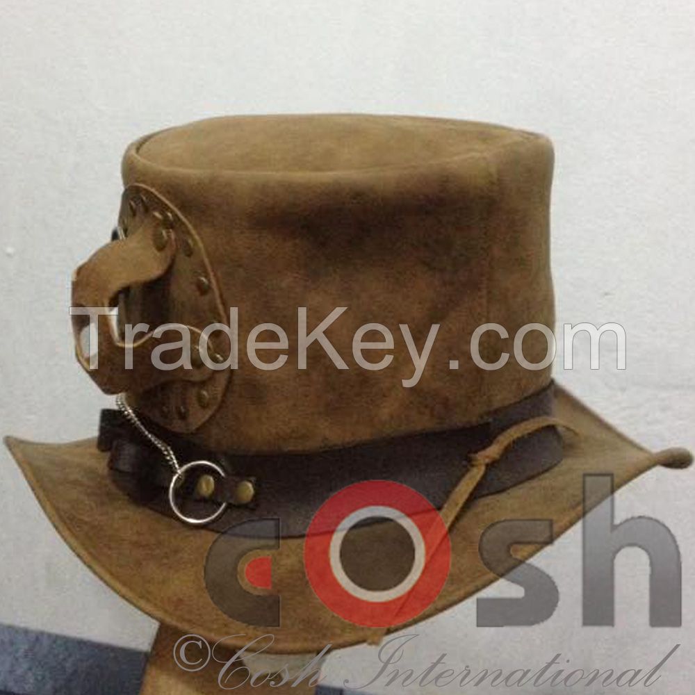 Steam Punk Leather Cowboy Hats