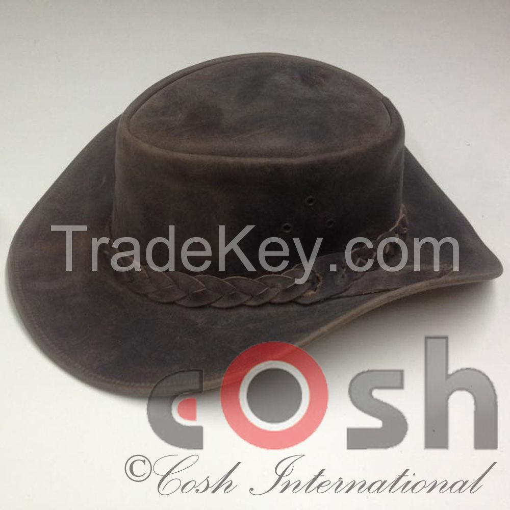 Men And Women Cowboy Leather Hats Supplier