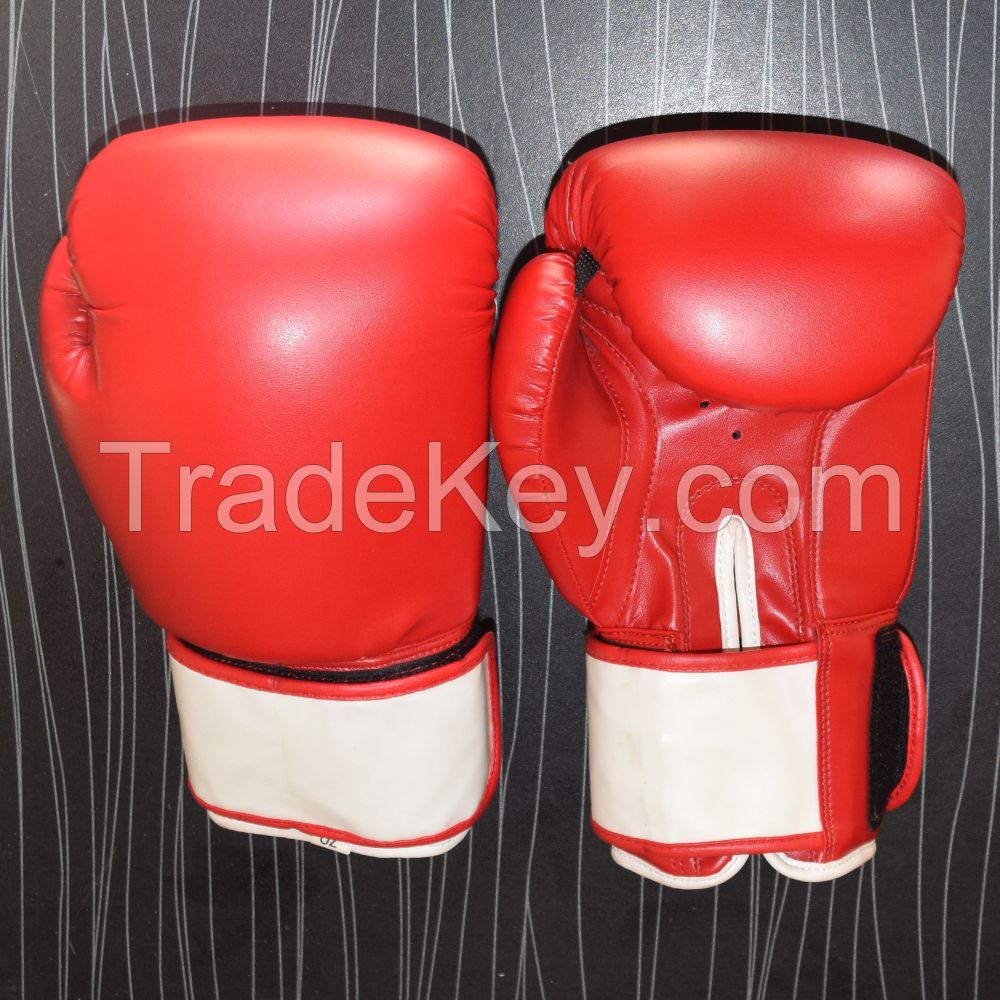 Real Red Leather Boxing Gloves Supplier