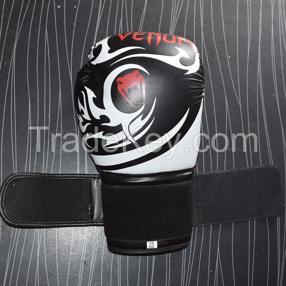 Black Leather Boxing Gloves Supplier