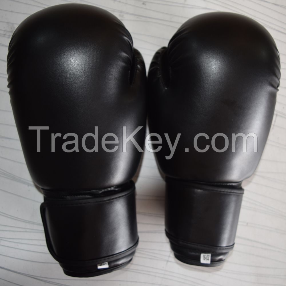 Real Black Leather Boxing Gloves Supplier