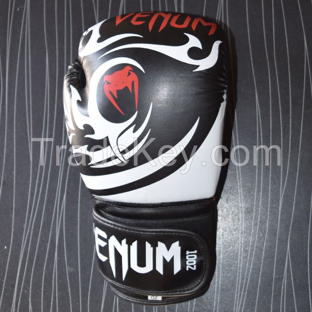 Black Leather Boxing Gloves Supplier