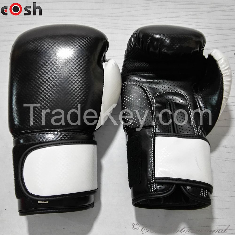 Real Black Leather Boxing Gloves Supplier