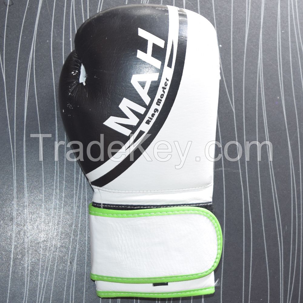 Real Printed Leather Boxing Gloves Supplier