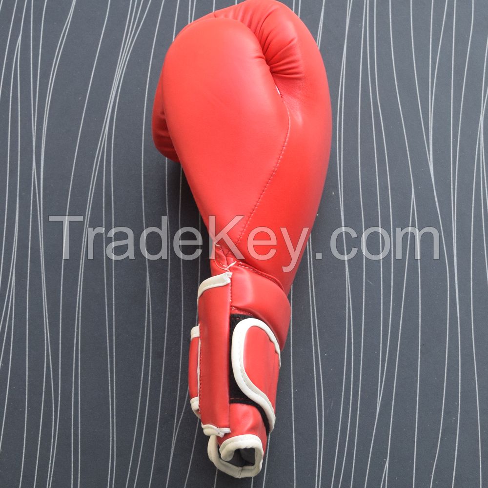 Real Red Leather Boxing Gloves Supplier