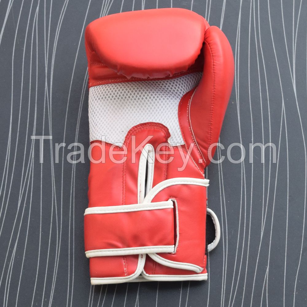 Real Red Leather Boxing Gloves Supplier