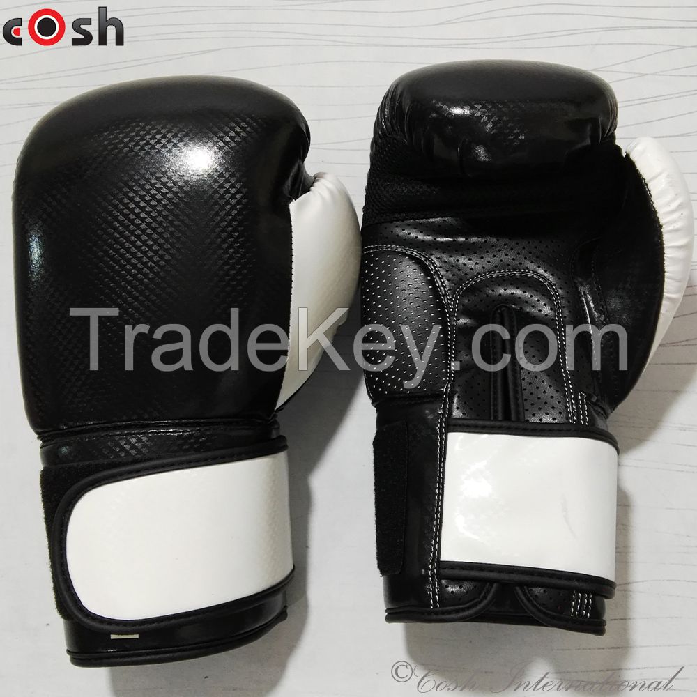 Real Black Leather Boxing Gloves Supplier